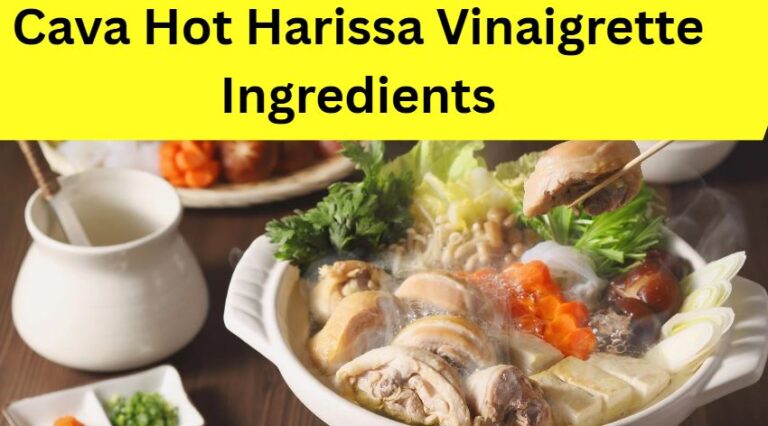 Cava Hot Harissa Vinaigrette Ingredients